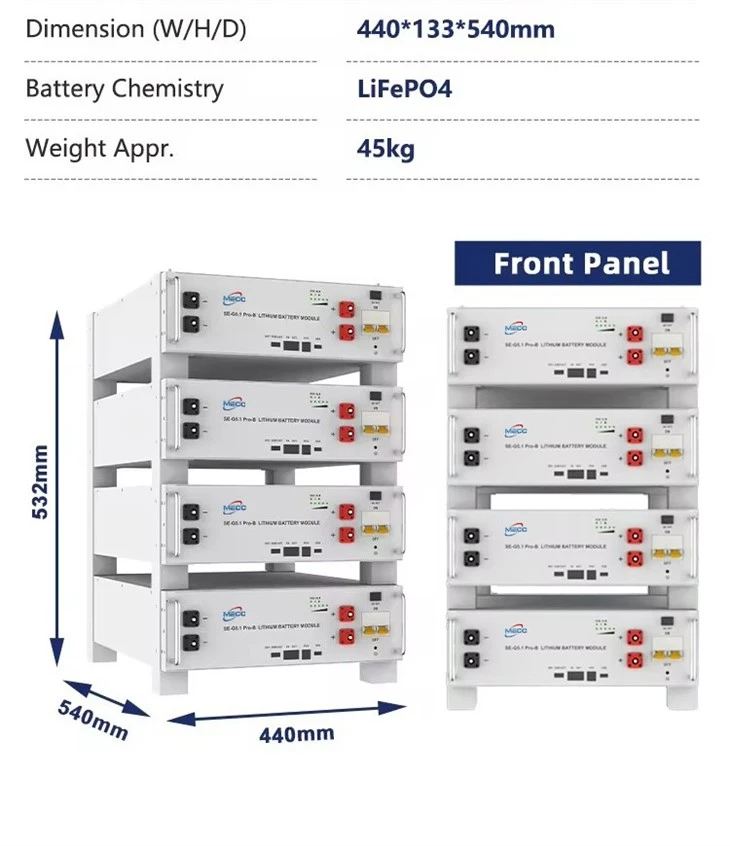 5kwh 24 48v Server Rack Lifepo4