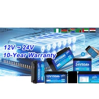 ایڈوانسڈ 24V 100AH لتیم بیٹری پیک